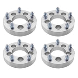 ZUN 2pcs Professional Hub Centric Wheel Adapters Silver 38434726