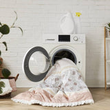 9 Piece Cotton Percale Comforter Set Blush Queen B03597157