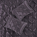 7 Piece Tufted Comforter Set Plum Full B03597140