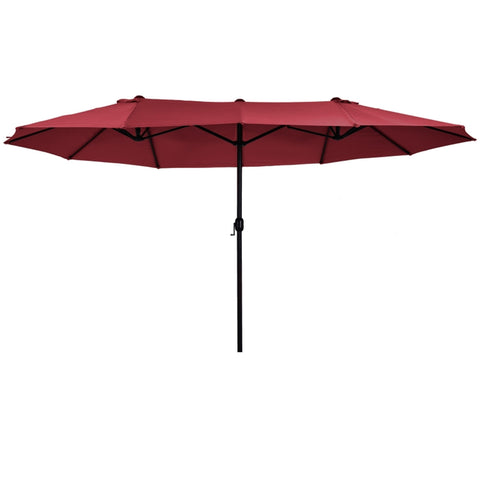 ZUN Outdoor beach umbrella/Double-Sided Market Umbrella （Prohibited by WalMart） 31656027