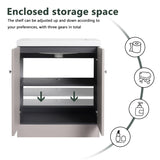 30" Freestanding Bathroom Vanity & 2 Soft-Close Cabinet Doors -Excluding Sink W999P241054