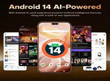 17 Unlocked Phone,5.3" HD 4128GB,5GMini Phone,Android 14 Smartphone,5000mAh Battery/Dual SIM/Face 63677937
