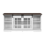 ZUN Multipurpose Sliding Door TV Cabinet Large Cabinet with 2 Sliding Glass Doors, TV Desk W1758P189946