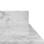 ZUN Montary 31inch bathroom vanity top stone carrara white new style tops with rectangle undermount W50921980