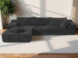 Modular Couch, Boneless Sofa for Living Room, Fluffy Comfy Couch with Deep Seat, Modular W3653P555773