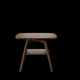 Modern Wooden Dining Table with Storage Shelf, Walnut Finish W3137P295363