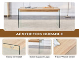 The top of the coffee table is made of medium density fiberboard and wooden stickers, with W1151P183734
