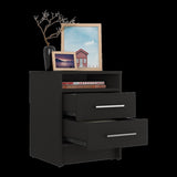 Greter 24" Two-Drawer Night Stand With open shelf B070P224229