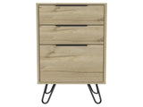 Meriden 3-Drawer Rectangle Dresser Light Oak B06280249