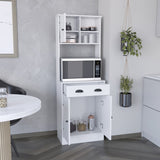 Pantry Cabinet with Drawer and 3-Doors, White -Kitchen B097133170
