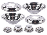 Stainless Steel Dual Wheel Simulator Covers Fit for 2003-2018 Replacement for Dodge Replacement for 35433719