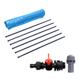 100 Gallon Folding Rain Barrel Water Collector Blue 17376535