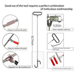 ZUN 59-inch Long Range Tool Truck 5th Wheel Pull Hook 1 set - Long Range hook/tool truck emergency hook 56662894