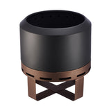 ZUN Outdoor Smokeless Fire Pit Stove 18'' for Camping Bonfire, Wood Place Firepit with W2640P224973