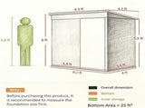 Outdoor Garden Storage Shed Tool House 83998941
