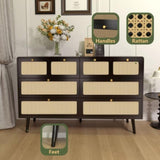 ZUN Wood Storage Chest of Drawers （Prohibited by WalMart） 14970677