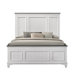 ZUN Clelane 3-Piece Wood Bedroom Set, Shiplap Panel Queen Bed and 2 Nightstand T2574P204506