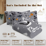 3pcs Christmas Set Comforter Set For Girls Boys Women, Soft Lightweight Halloween Bedding Set 1 75270399