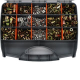 900 PCS Strong and Durable Rivet Nut Set - Stainless Steel, Aluminum, Zinc Steel in Boxed Kit for 39748742
