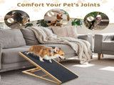 Large Dog Pet Ramp Stairs with Adjustable Height for Bed Couch Car Truck SUV, Foldable Dog Ramp for 53404340