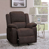 Brown Pillow Top Arms Glider Recliner B062P184512