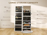 Floor standing jewelry cabinet with LED lights 47751550
