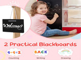 Red Wooden Kids Supermarket Playset Vending Machine, 90.1778.74104.14cm Grocery Store Toy 89690852