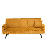 Minimalist style, straight-line corduroy sofa suitable for sitting and lying in the living room and W1658P251973