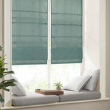 Printed Faux Silk Room Darkening Cordless Roman Shade B035129681
