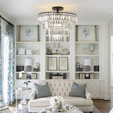 (Same as W1340110374/L5011) Black large crystal chandelier, modern style chandelier, dining room, W1340P189285