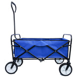 ZUN Folding Wagon Garden Shopping Beach Cart 16487865