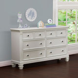 ZUN Glendale 6 Drawer Dresser Pure White B02263737