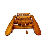 Outdoor or indoor Wood Adirondack chair, foldable, OAK W495P286083