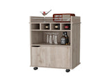Macadamia 1-Door Bar Cart B062P175049