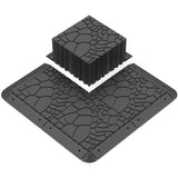 Stone texture 12" Patio Deck Tiles, DIY Module Interlocking Decking Tiles Floor Tile,Easy and Quick W3022P268428