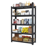 72"H 5-Tier Adjustable Heavy Duty Shelving Mesh Storage Rack T2398P306288