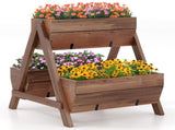 26" Wooden elevated garden bed 72694384