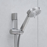 10-Inch Shower System, Slide Bar Shower Faucets Sets Complete Round Shower Heads and 5-Spray W1932P296310