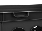 File Crate, Versatile Plastic Storage Bin with Through Handles, Fits Letter & Legal-sized Hanging 53341866