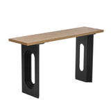 U_STYLE Uniquely Designed Console Table made of Fraxinus Mandschuric Solid Wood Veneer,with N711P205931N