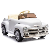 ZUN 12V Kids Ride On truck car w/parents control, Licensed Chevrolet 3100 pickup,electric car for W1396P147020