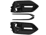 Pair Front Bumper Fog Grille Cover Trim fit for Honda Civic 2017-2021 71118TGGA50ZB 20255787