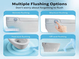 Tankless Smart Toilet With Bidet Built In, One-piece Bidet Toilet Seat, Auto Flush,Heated Seat, Warm T5879P486659