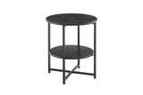 Small round side table,2 tiers farmhouse end table,accent tables for small spaces,night stands for 98844495