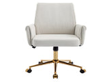 Mid-back liftable office chair, striped fabric, and ergonomically designed, is an excellent choice W2311P454487