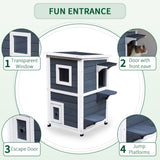 Wooden Cat House/Cat Trees /Cat Climbing Tower 27114155