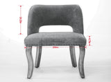 Wooden Dining Chairs Set of 2, Modern Fabric Upholstered Dining Room Chair Kitchen Chairs, Farmhouse 43316187