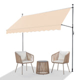 118.1"D x 47.2"W x"H Retractable Awning Khaki 55353871