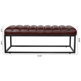 Metal Base Upholstered Bench for Bedroom for Entryway W68049944