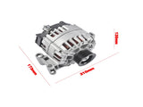 130A 12V Clockwise Rotation Alternator with 6-Groove Pulley Fits for 2006 Hummer H3 Adventure Base 72344914